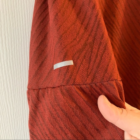 Men’s Nike Trail Dri-Fit Red/Orange Long Sleeve Shirt M - Picture 7 of 12